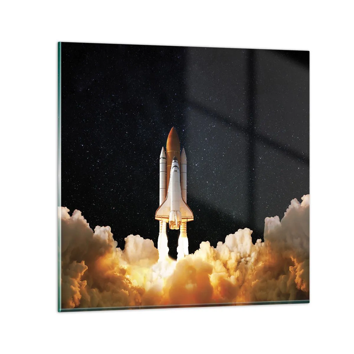Billede på glas - Ad astra! - 50x50 cm
