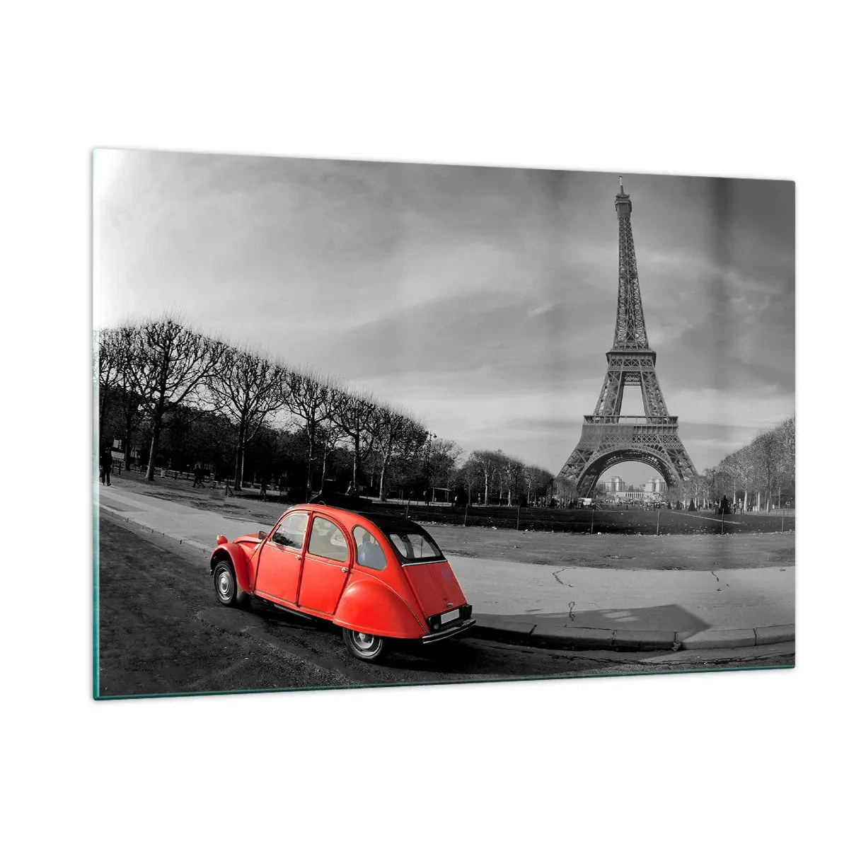 Billede på glas - Mere parisisk end Paris selv - 120x80 cm