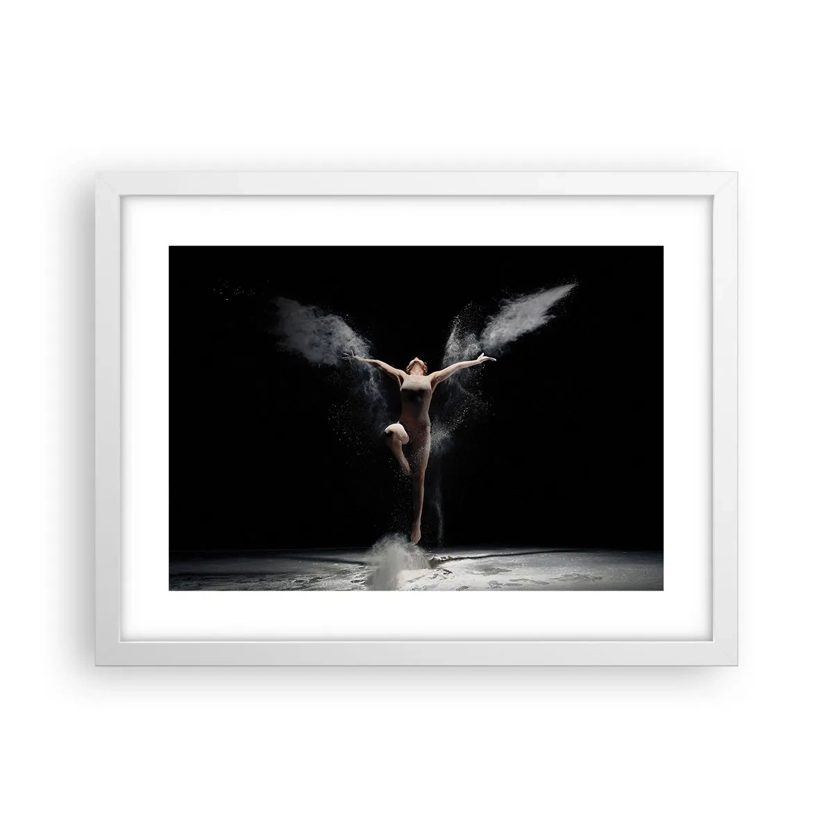 Plakat i hvid ramme - Elfer findes - 40x30 cm