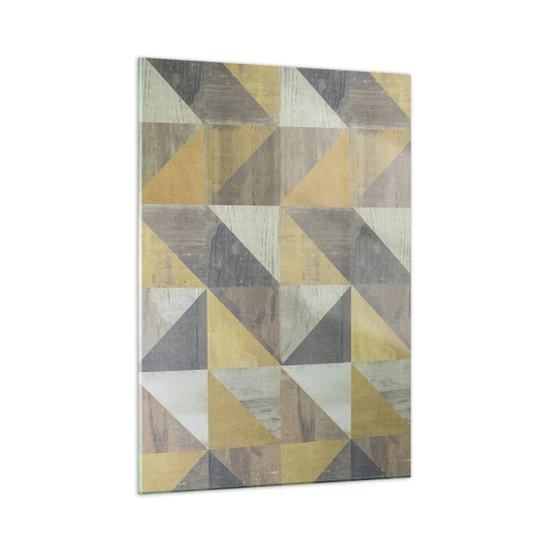 Billede på glas - Ved trekantens vinkel - 50x70 cm