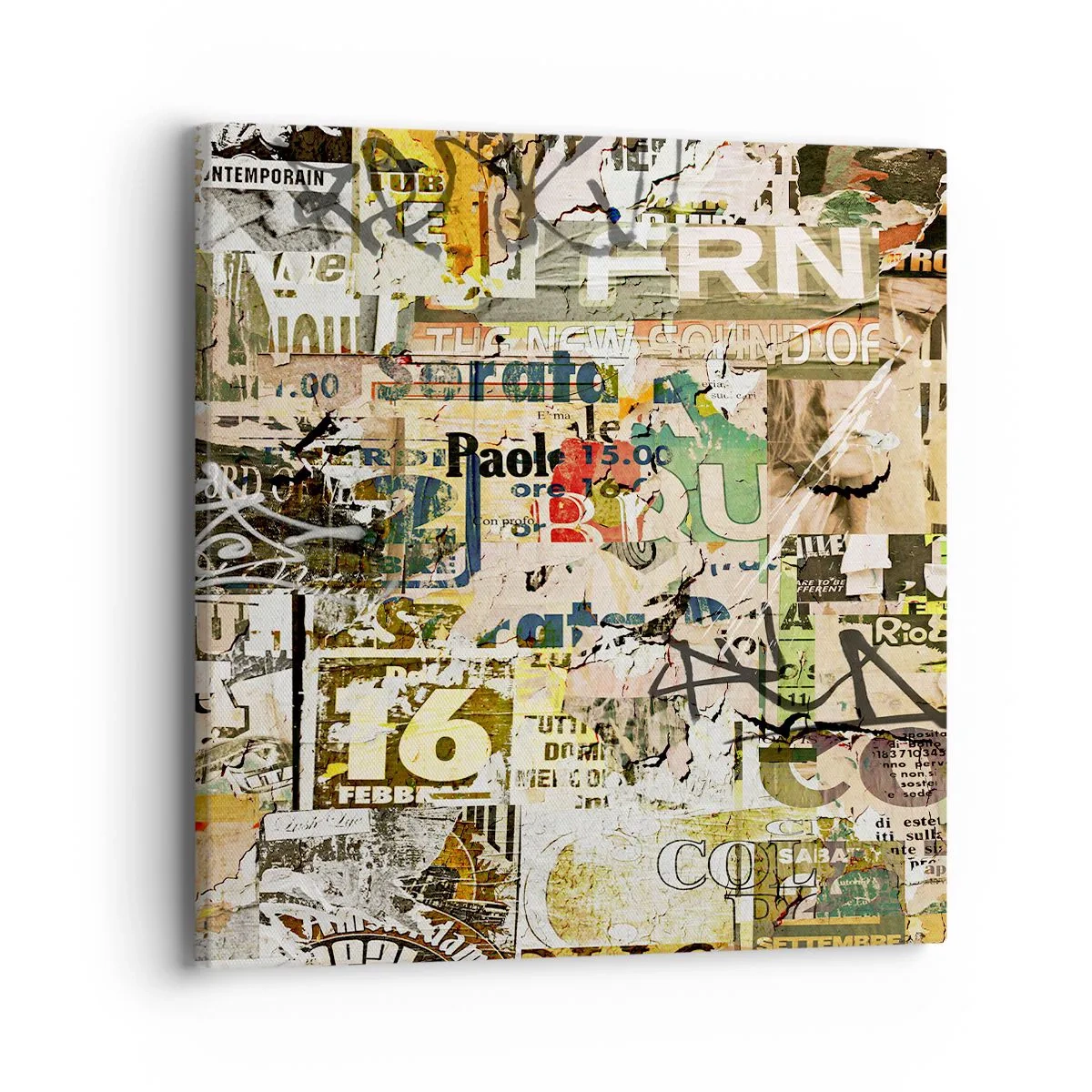 Lærredstryk - Billede på lærred - Åh, det er ved at ske... - 40x40 cm