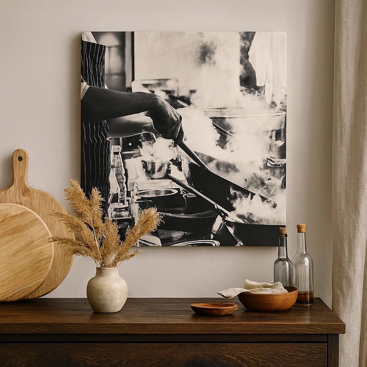 Lærredstryk - Billede på lærred - Smagernes alkymi - 30x30 cm