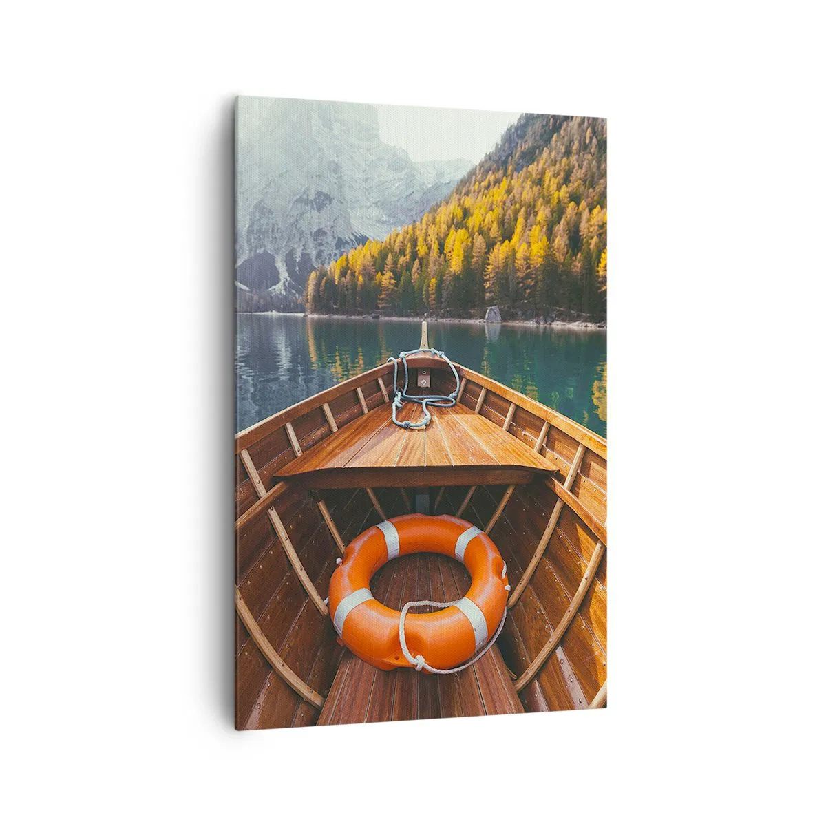 Lærredstryk - Billede på lærred - Bjergtur - 80x120 cm