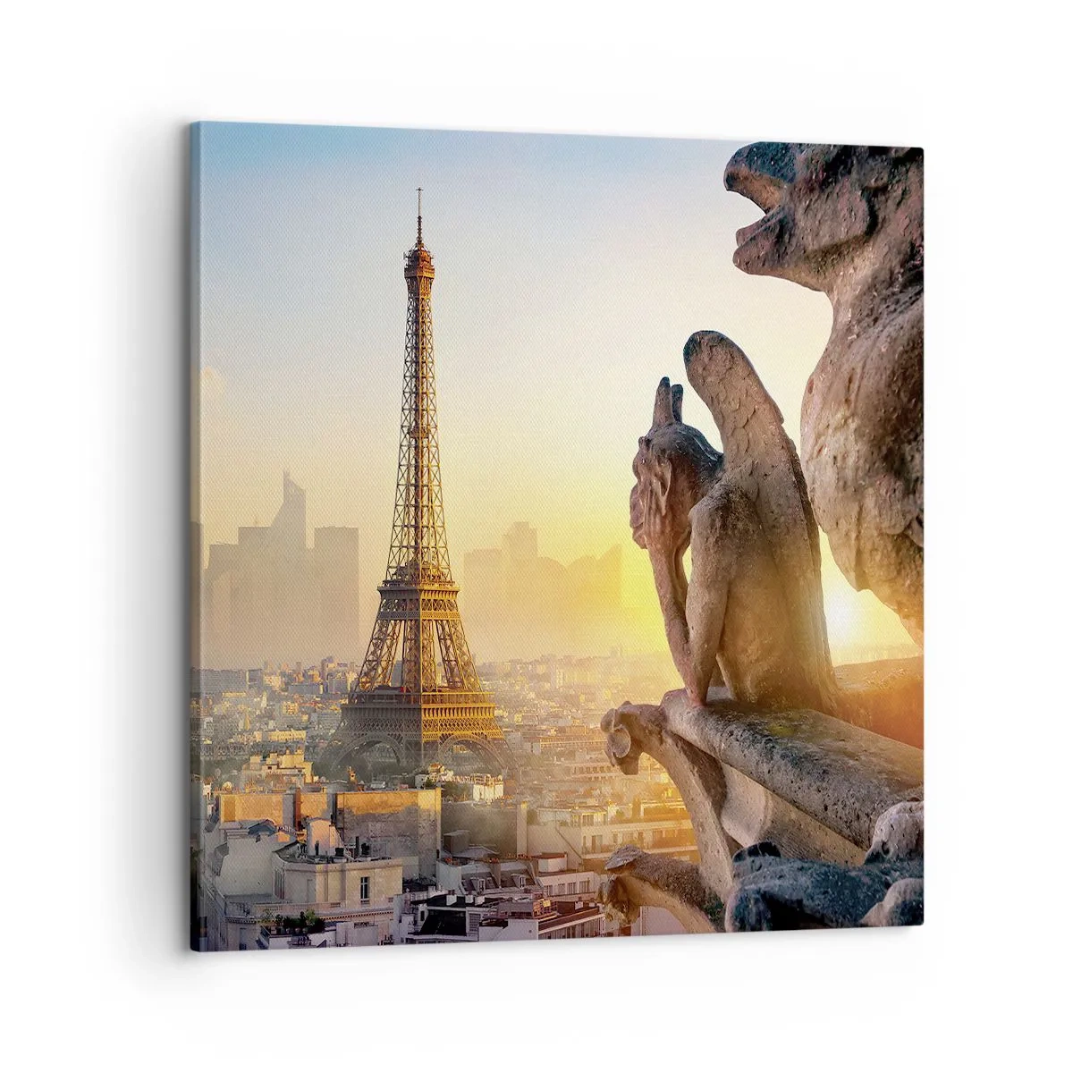 Lærredstryk - Billede på lærred - Meget har ændret sig... - 60x60 cm