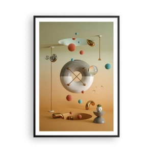 Plakat i sort ramme - Alt kan ske - 70x100 cm