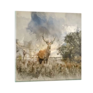 Billede på glas - Værdighed - styrke - værdighed - 30x30 cm