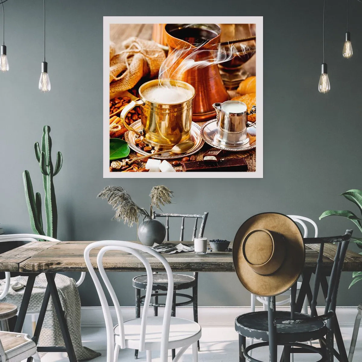 Plakat - Hav en dejlig dag! - 50x50 cm