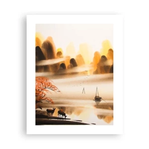 Plakat - Længere væk end det fjerne Østen - 40x50 cm