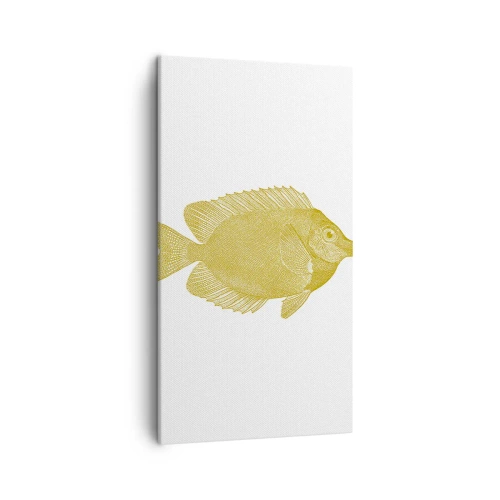 Lærredstryk - Billede på lærred - Fisk og det er det - 45x80 cm