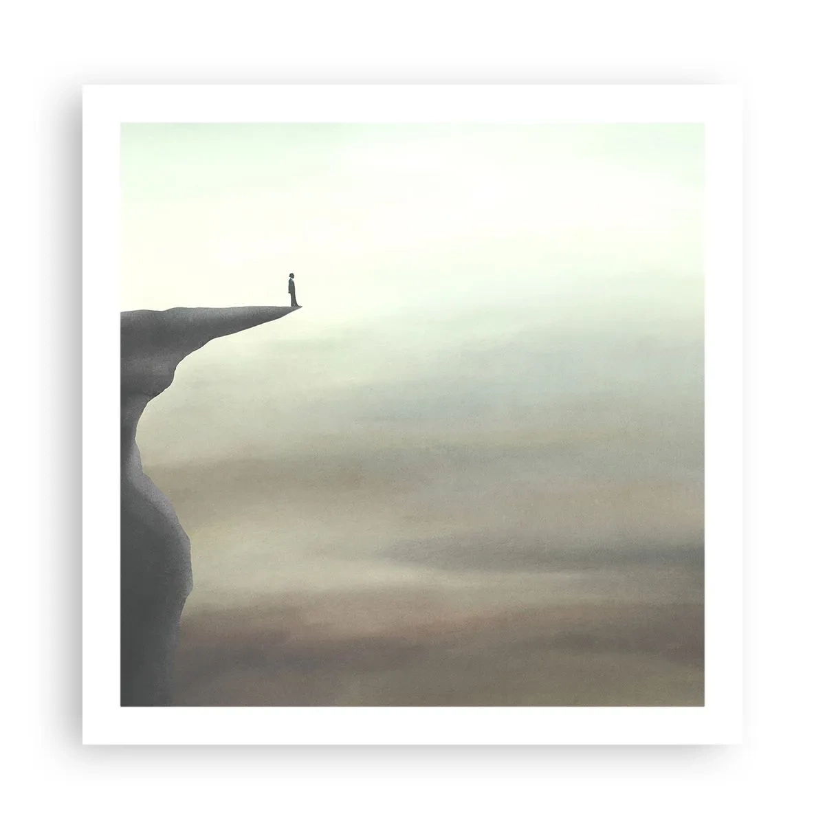 Plakat - Opad, selvfølgelig! - 60x60 cm