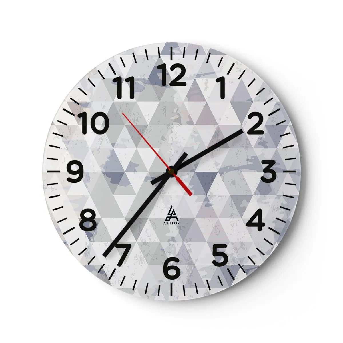 Vægur, Uret - I takt på tre - 40x40 cm