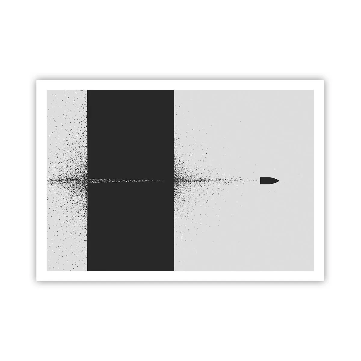 Plakat - Lige til sagen - 100x70 cm