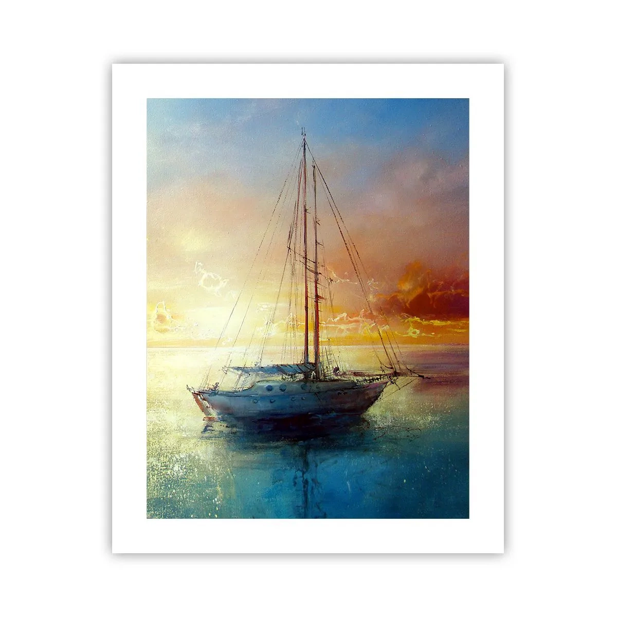 Plakat - I en gylden bugt - 40x50 cm