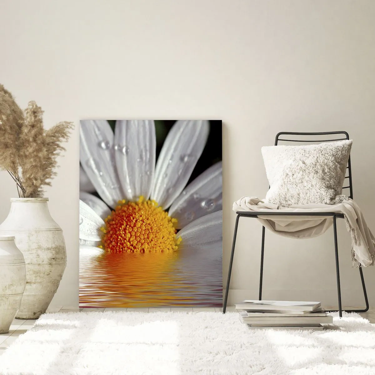 Billede på glas - Den opgående sol på margaret - 50x70 cm