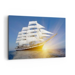 Lærredstryk - Billede på lærred - Deres tid vil aldrig gå forbi - 120x80 cm