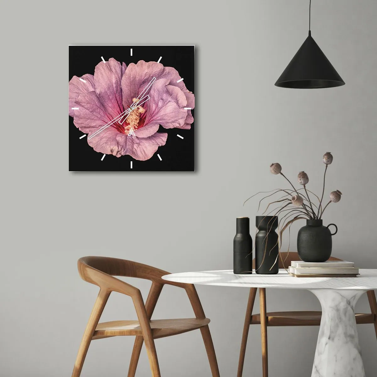 Vægur, Uret - Lige i hjertet - 30x30 cm