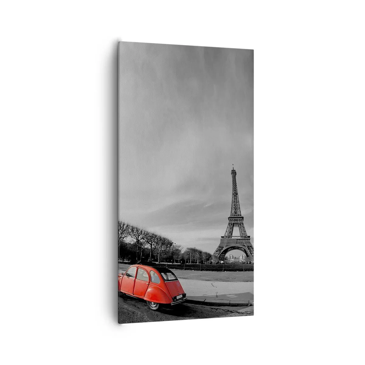Lærredstryk - Billede på lærred - Mere parisisk end Paris selv - 65x120 cm