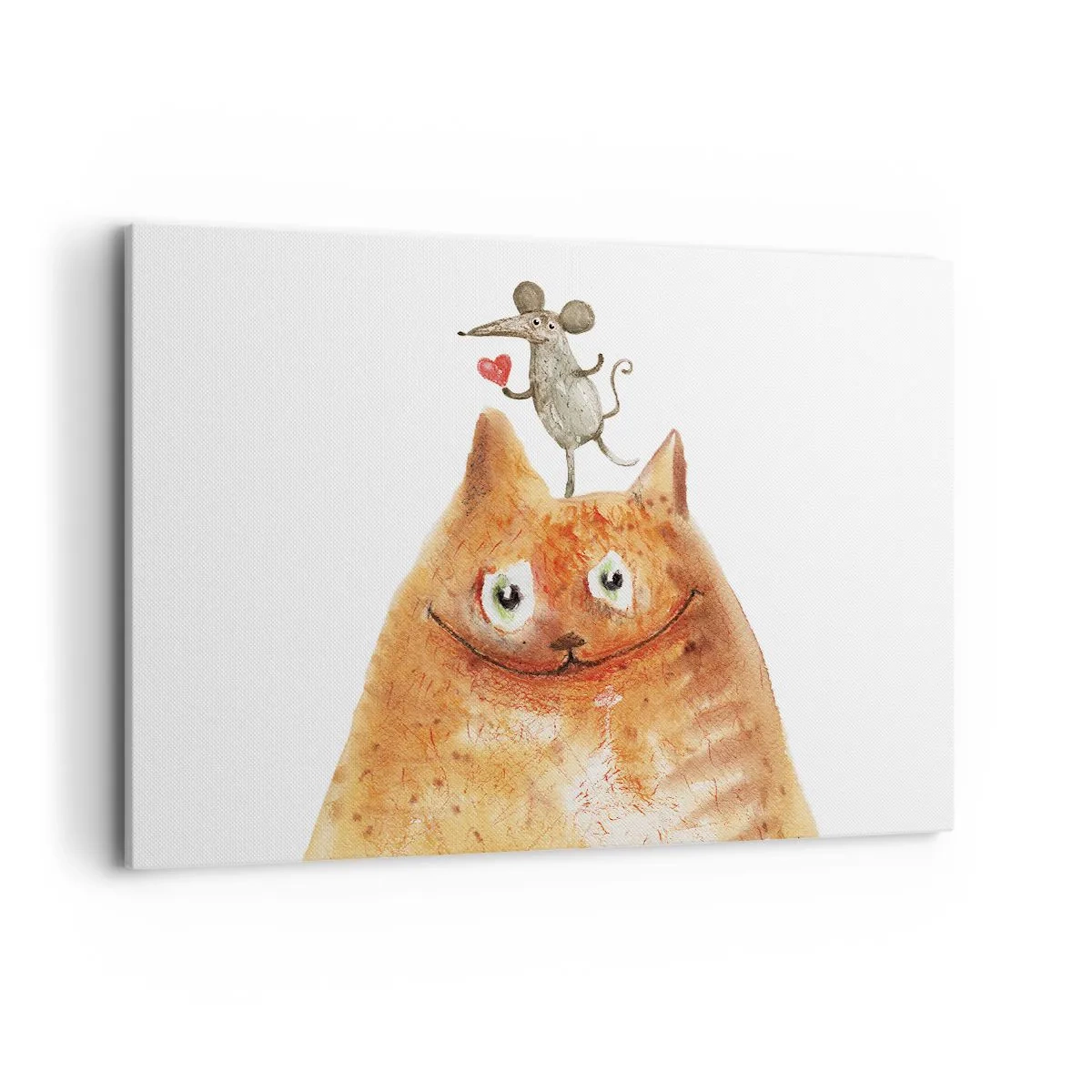 Lærredstryk - Billede på lærred - Kærlighedens paradokser - 100x70 cm