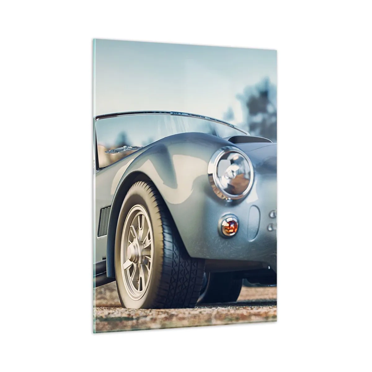 Billede på glas - Fordi stil betyder noget - 50x70 cm