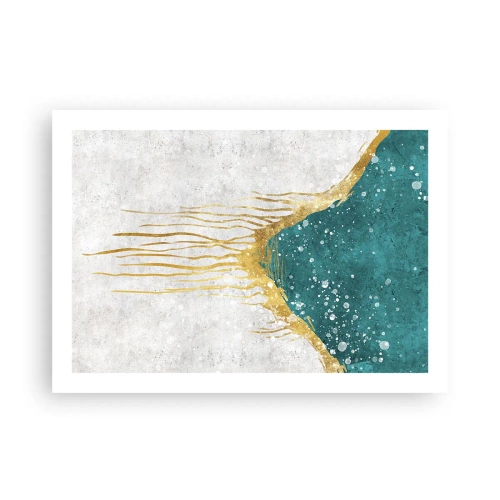 Plakat - Gyldent tidevand - 70x50 cm