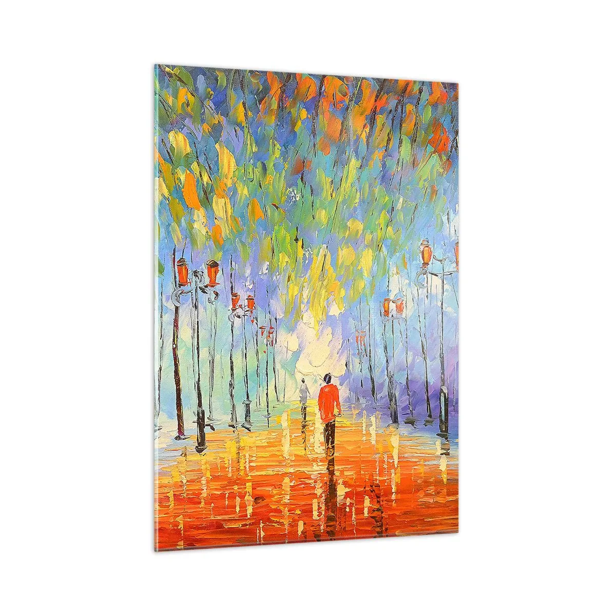 Billede på glas - Nattens sang om regnen - 50x70 cm
