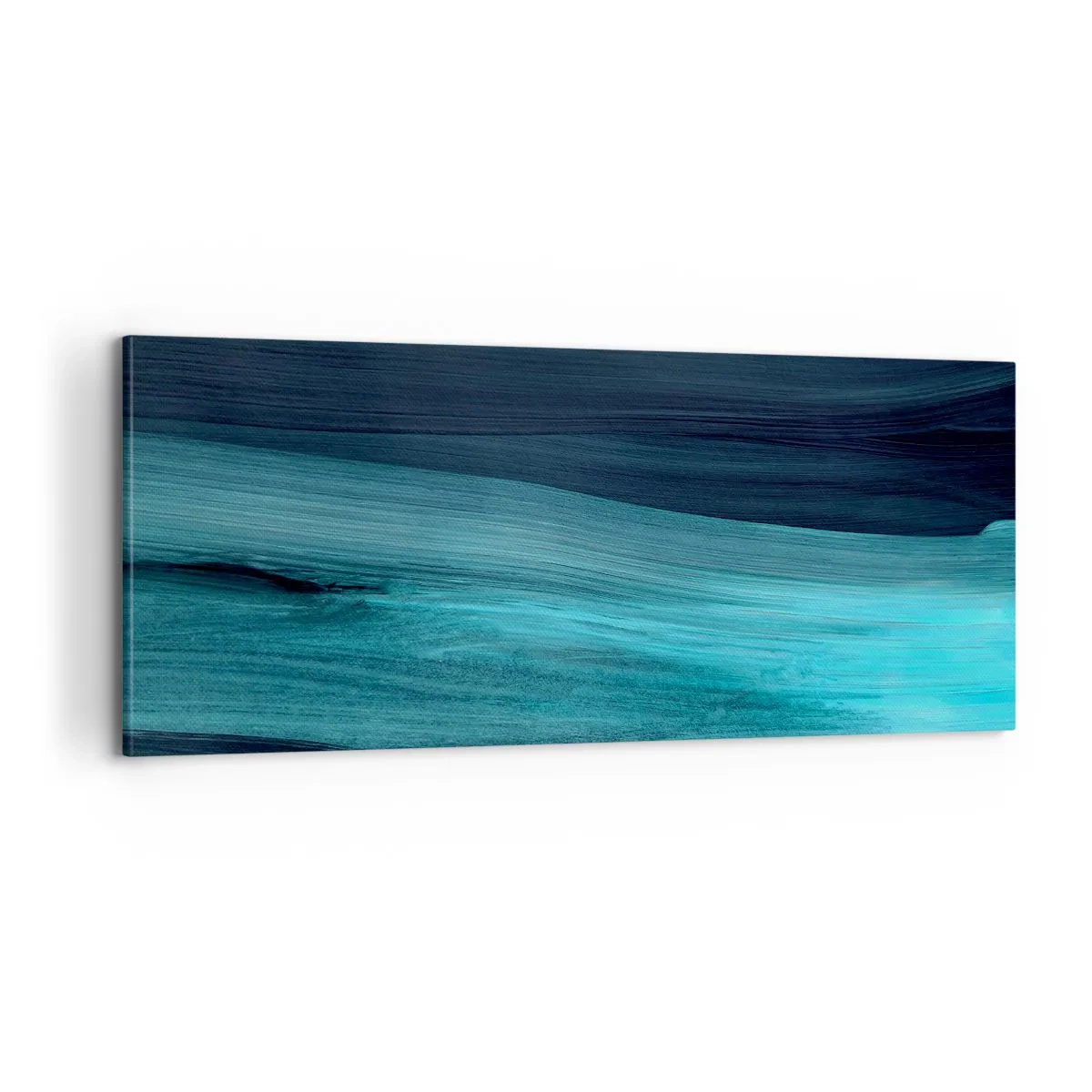 Lærredstryk - Billede på lærred - Svøm med strømmen - 100x40 cm