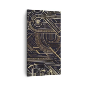 Lærredstryk - Billede på lærred - Koncepter, idéer, planer - 45x80 cm