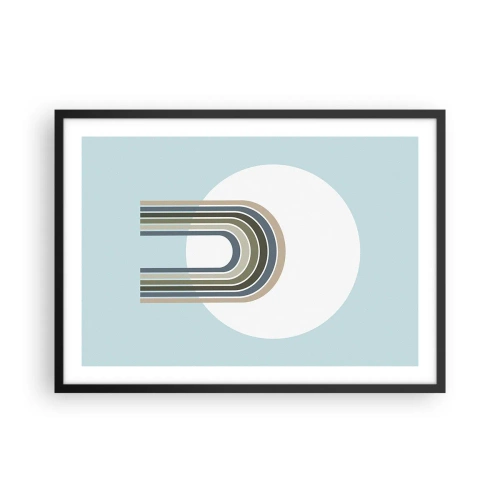 Plakat i sort ramme - Uimodståelig tiltrækningskraft - 70x50 cm