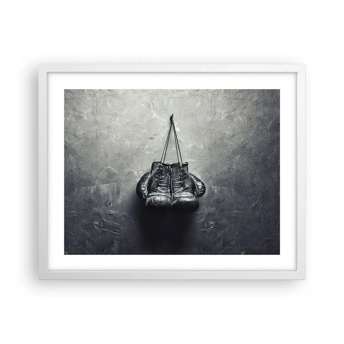 Plakat i hvid ramme - En tid med kamp og en tid med fred - 50x40 cm