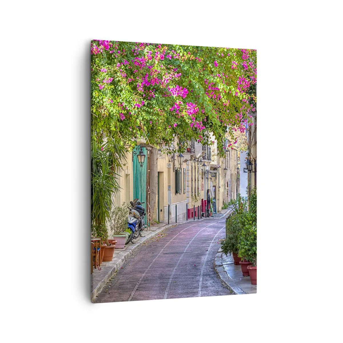 Lærredstryk - Billede på lærred - En blomstrende gyde - 50x70 cm