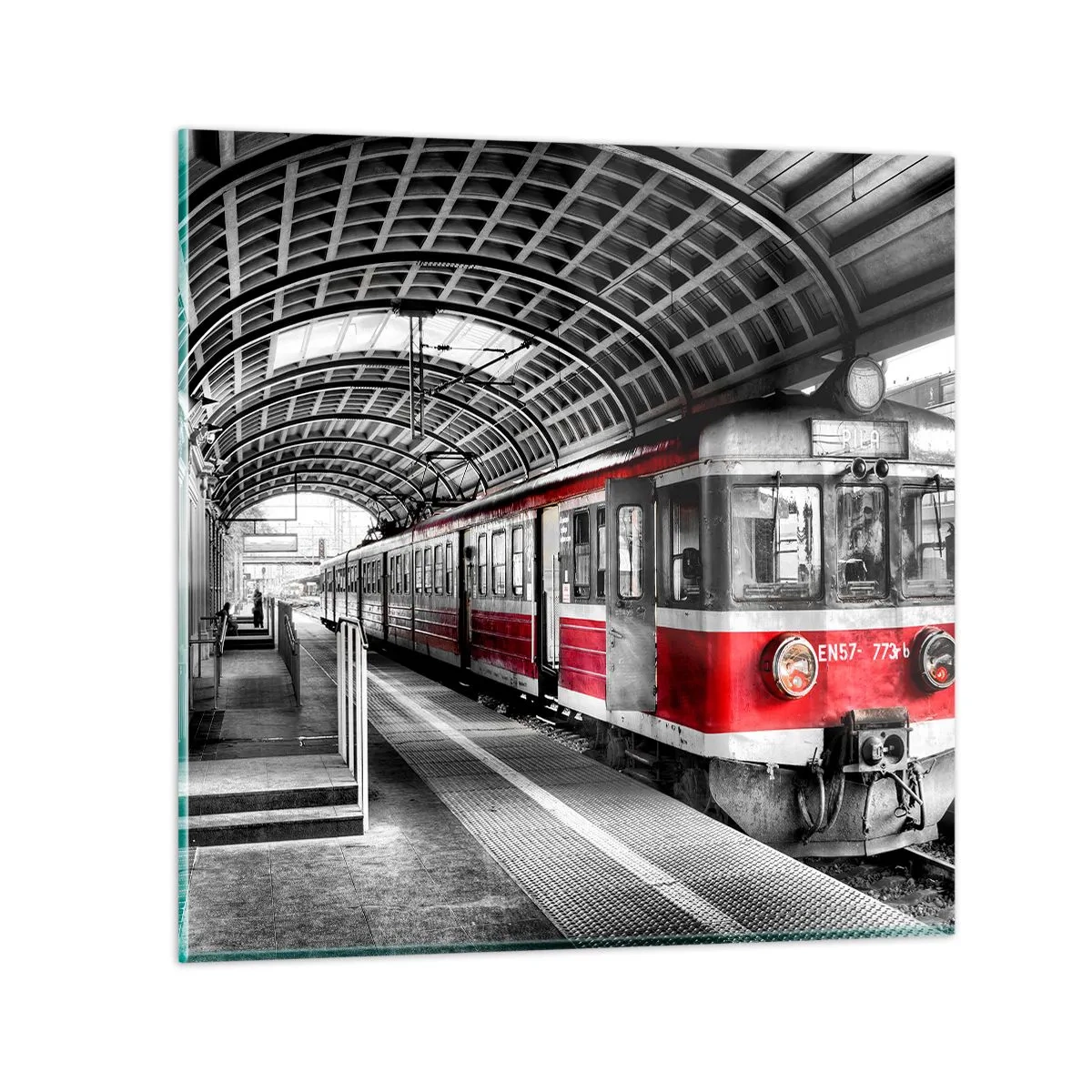 Billede på glas - Måske en rejse for livet? - 30x30 cm