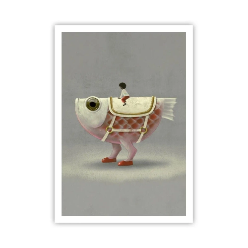 Plakat - Rybonski rytter - 70x100 cm