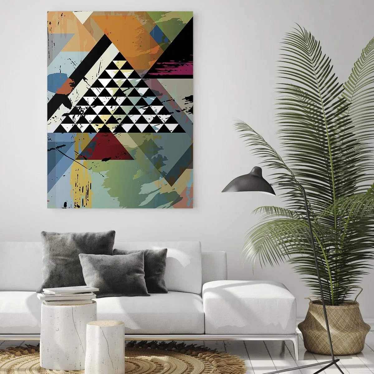 Billede på glas - Hvor enkelt - 50x70 cm
