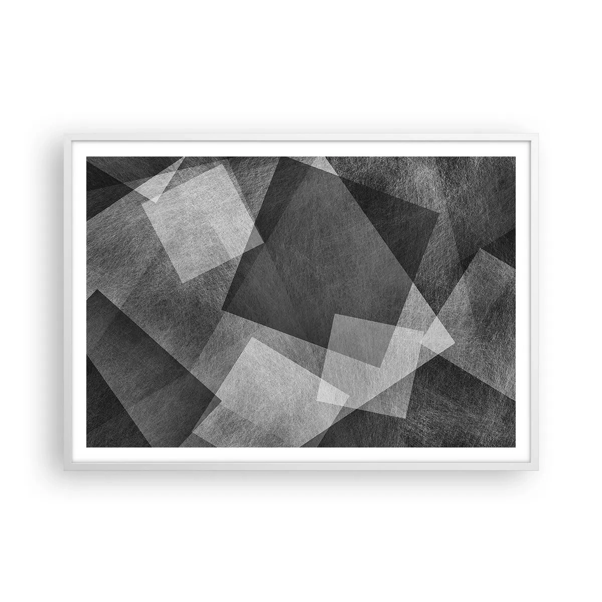 Plakat i hvid ramme - Et evigt symbol på bestandighed og orden - 100x70 cm