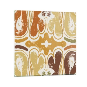 Billede på glas - Sentimental abstraktion - 30x30 cm