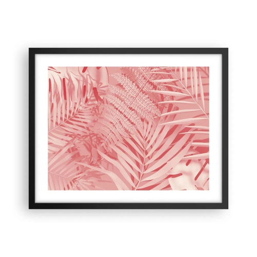 Plakat i sort ramme - Lyserødt koncept - 50x40 cm