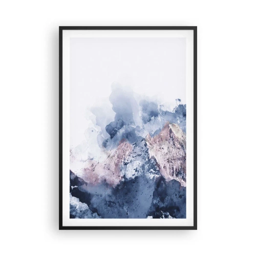Plakat i sort ramme - Dette er toppene! - 61x91 cm