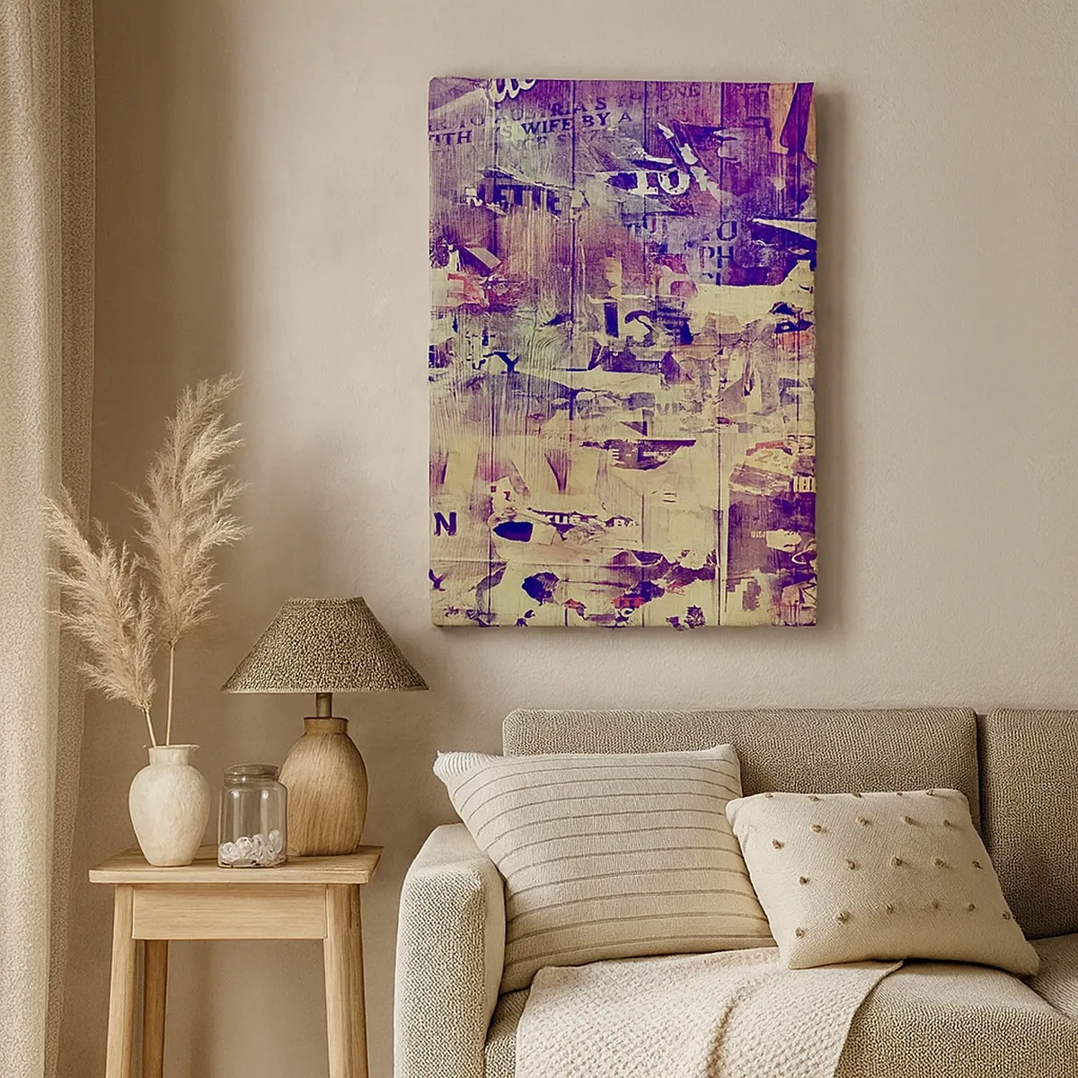 Lærredstryk - Billede på lærred - Og det er alt, hvad der vil være tilbage - 50x70 cm