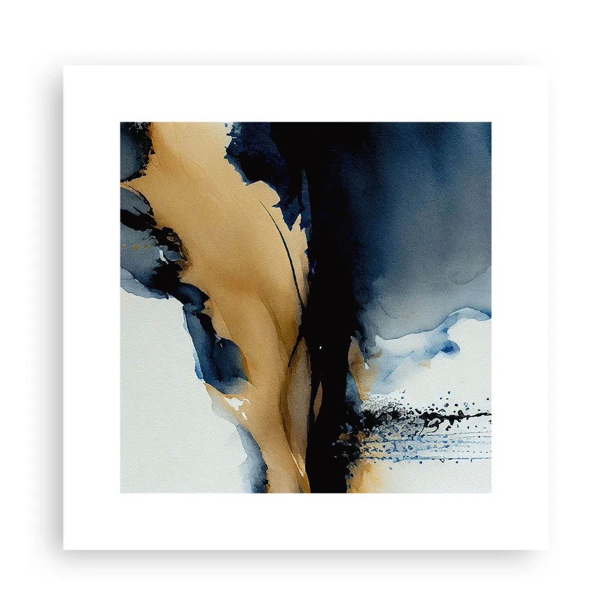 Plakat - Bag sløret - 30x30 cm