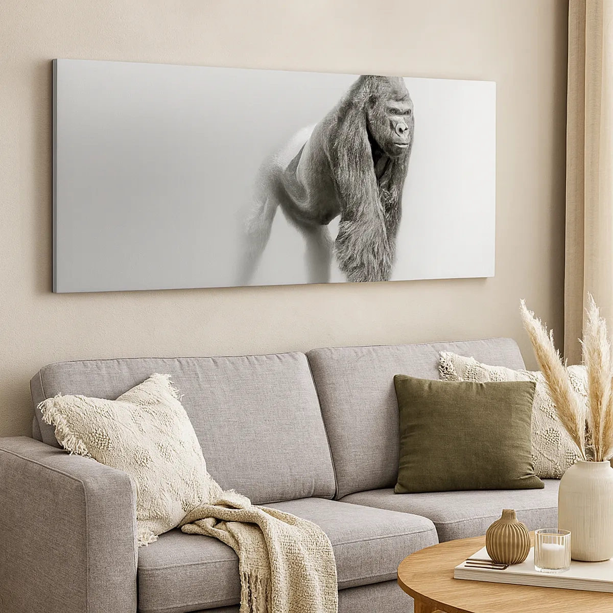 Lærredstryk - Billede på lærred - Selvsikker på sin styrke - 30x30 cm