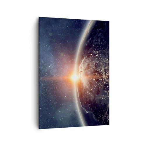 Lærredstryk - Billede på lærred - I det nye perspektiv - 50x70 cm