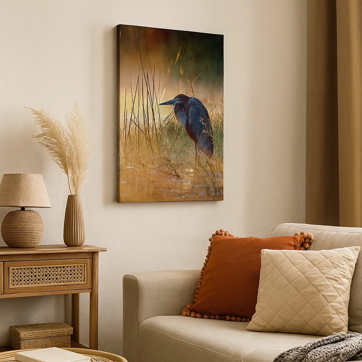 Lærredstryk - Billede på lærred - Giv mig en chance med disse billeder - 50x70 cm