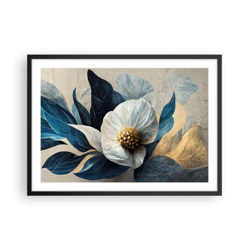 Plakat i sort ramme - Har et hjerte af guld - 70x50 cm