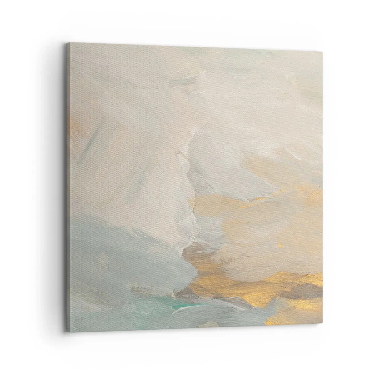 Lærredstryk - Billede på lærred - Abstraktion - blidhedens land - 60x60 cm