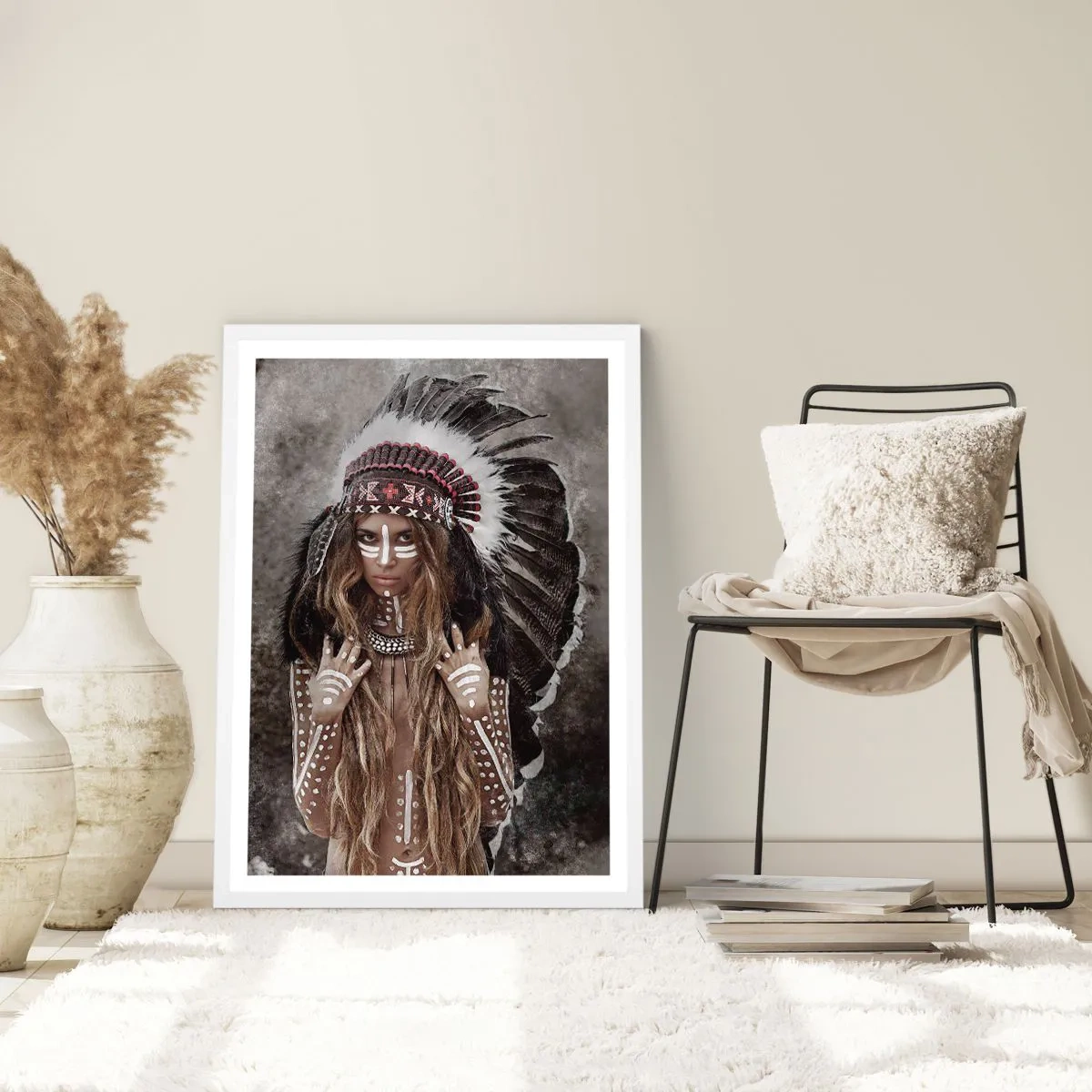 Plakat i hvid ramme - Hemmeligheden bag stammens styrke - 70x100 cm