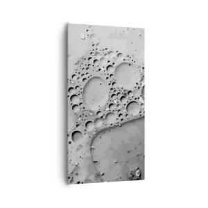 Lærredstryk - Billede på lærred - Opskummet spor - 65x120 cm