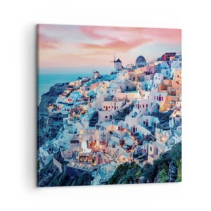 Lærredstryk - Billede på lærred - Din store græske ferie - 50x50 cm