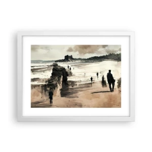 Plakat i hvid ramme - Indkaldt - 40x30 cm