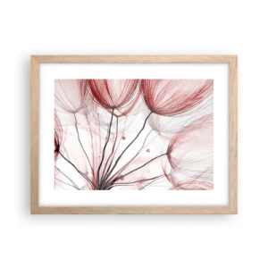 Plakat i ramme af lyst egetræ - Før afgang - 40x30 cm