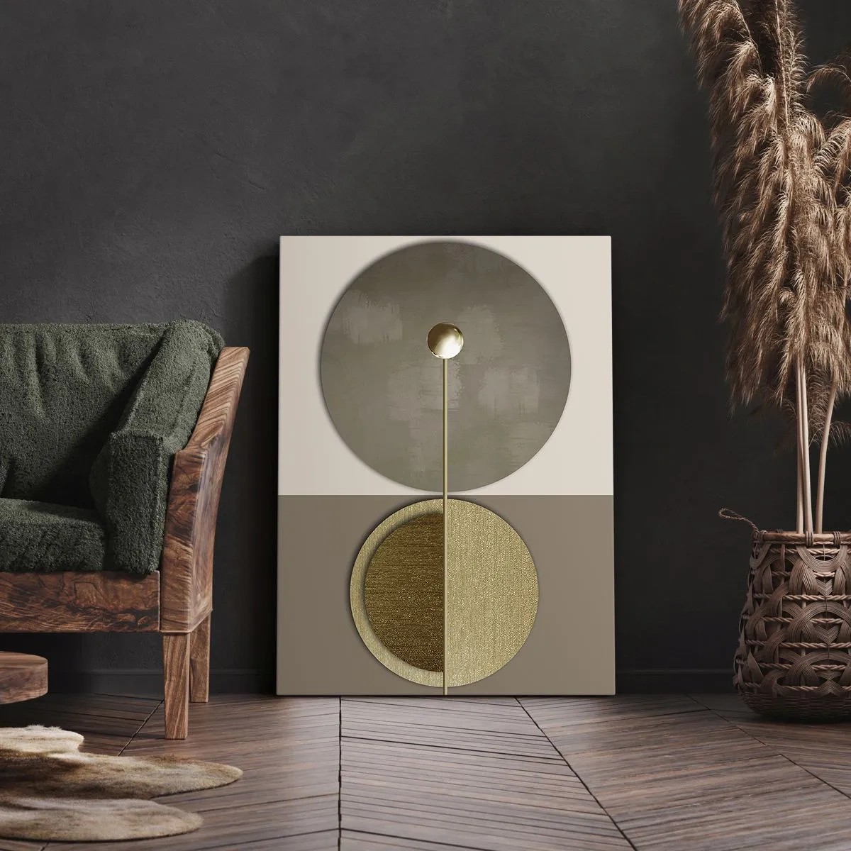 Lærredstryk - Billede på lærred - Perfekt balance - 50x70 cm